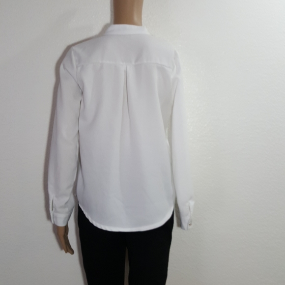 Elegant Simple Design Dress Blouse - Picture 3 of 3